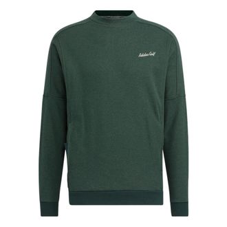 adidas Mens adidas Gt Crew Sw Solid Color Alphabet Embroidered Round Neck Pullover Long Sleeves Green HG3262