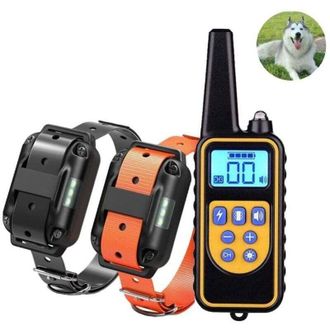 OEM Collar De Entrenamiento Recargable E Impermeable Ip67 Para Dos Perros Con Alcance De 800 M Y 99 Niveles De Vibraci&oacute;n, Descarga El&eacute;ctrica Y Modos De So