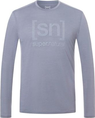super.natural Denilogo SN L/S Merinolongsleeve f&uuml;r Herren | grau