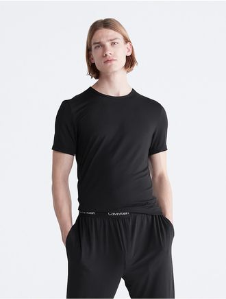 Calvin Klein Mens Ultra-Soft Modern Sleep Tee - Black - XL