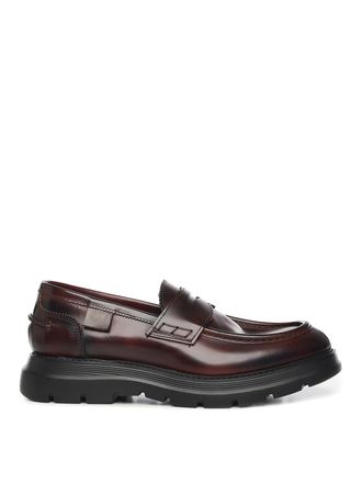 Giuliano Galiano Full Moccasins In Brushed Leather