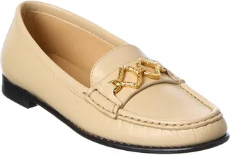 Sergio Rossi Sea Scale Leather Loafer