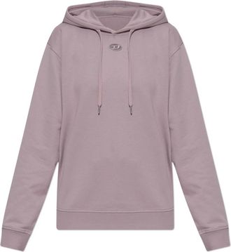 Diesel F-Normy-Hood-Od Hoodie - Dames - Hoodies - Paars - XL - Katoen - Hoodies & sweatvesten