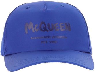 Alexander McQueen Logo Printed Baseball Cap