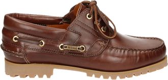 Van Bommel Bruine Bootschoen met Rubberen Zool - Heren - Bootschoenen - Bruin - 46 EU - Leer - Schoenen