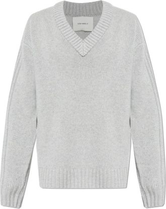 Lisa Yang Dan Sweater - Heren - Cashmere truien - Grijs - XL - Kasjmier - Truien & Vesten