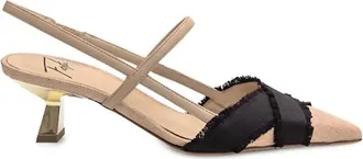 Roberto Festa Milano Womens Ixia Tweed Heel In Nude