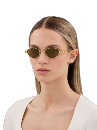 Gucci GG1935S Metal Frame Sunglasses - Gold