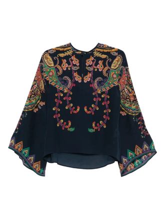 Etro Printed Scarf Cape