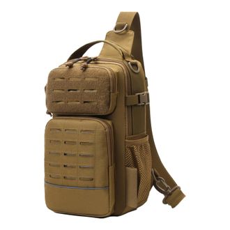 Generic Fly Fishing Sling Pack - with Water Bottle Holder Tackle Equipment,Sling Tackle Bag - for Hiking Men Travel Camping Outdoor Gym Sports Adventure