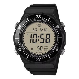 Casio Mens Black Digital Watch with Gray Dial - AE-1700H-1AVCF