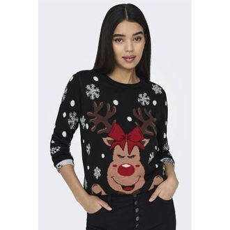 Jacqueline de Yong gebreide trui zwart