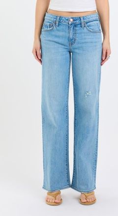 Daze Keeper Distressed Straight Leg Jeans in Belong at Nordstrom, Size 27