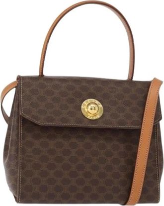 Celine Pre-owned Plastic Handbag - Dames - Vintage Handtas - Bruin - ONE Size - Vintage