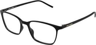 Saint Laurent Rechthoekig Optisch Montuur - unisex - Brillen - Zwart - 53 MM - Accessoires