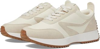 Dolce Vita Bynx Sneakers Womens Ivory Lace Up Comfort Shoes HTAT1139