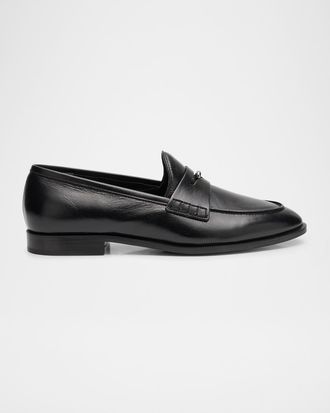 Giuseppe Zanotti Men & apos;s Archiel Leather Penny Loafers