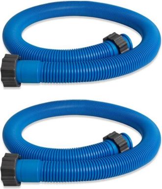 OEM Mangueras Para Piscinas Elevadas De 1,5 X 150 Cm (paquete De 2) - Azul, Compatibles Con Intex, Bomba Y Filtro De Arena