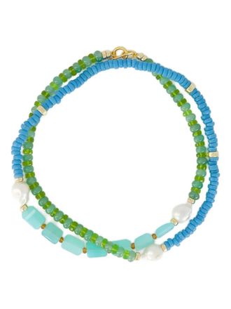 Lizzie Fortunato Cabana halsketting met kralen - Blauw