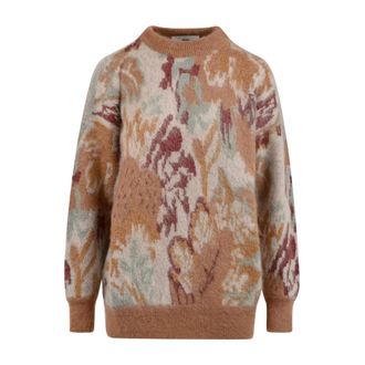 SOLOTRE M3Z1595Z 431 Sweater - Dames - Ronde hals truien - Veelkleurig - ONE Size - Truien & Vesten