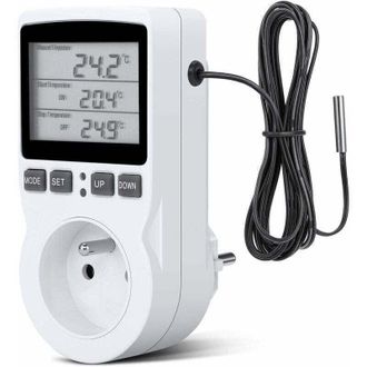 OEM Enchufe Termost&aacute;tico, Xu, Enchufe Temporizador Digital, Enchufe Digital Programable Con Sonda, Temporizador Con Pantalla Digital Programable, Enchufe 