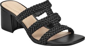 Bandolino Mumm Block Heel Sandal in Black at Nordstrom Rack, Size 5.5