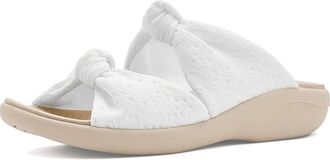 Life Stride Caring Slide Sandals Womens Sandals White : 8.5 W (C), Synthetic