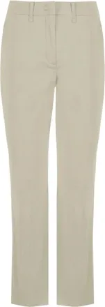 Bomboogie Broeken, Dames, Beige, XS, Katoen, Chino Broeken