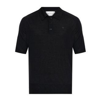 Ami V-neck Knitwear, male, Black, Size: 2XL De Coeur Polo