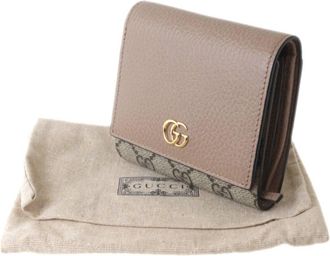 Gucci Brown Pvc Leather Wallet (Bi-Fold) (Pre-Owned)