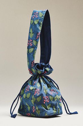 SZ Blockprints Folk Print Dumpling Bag
