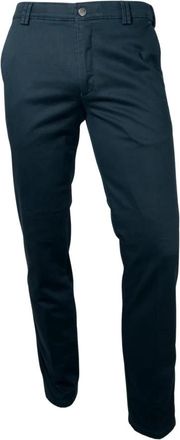 Meyer New York Thermal Fine Twill - Heren - Chinos - Blauw - XL - Katoen - Broeken