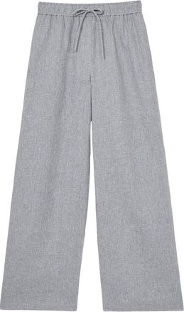 Reiss Willow Linen-Blend Wide Leg Trouser