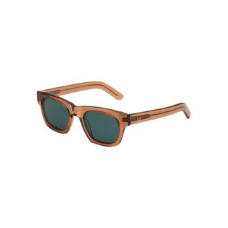 Retro Superfuture Sunglasses, unisex, Brown, Size: 52 MM Sintesi Square-frame Sunglasses