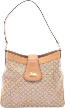 Celine Pre-owned Vintage Schoudertas - Dames - Vintage Schoudertas - Beige - ONE Size - Leer - Vintage