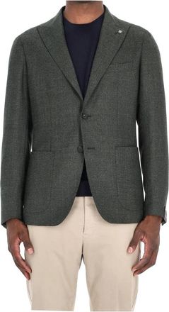 Tagliatore Jassen Groen - Heren - Blazers - Groen - L - Wol - Jassen