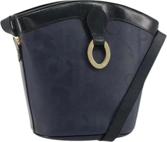 Dior Pre-owned Bolso de Hombro de Lona Vintage - Pre-owned - Mujer - Azul - ONE SIZE