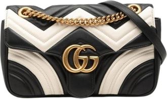 Gucci Pre-owned Vintage Quilted Shoulder Bag - Dames - Vintage Schoudertas - Veelkleurig - ONE Size - Leer - Vintage