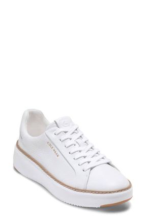 Cole Haan GrandPro Topspin Sneaker in White Wp Leather at Nordstrom, Size 7.5