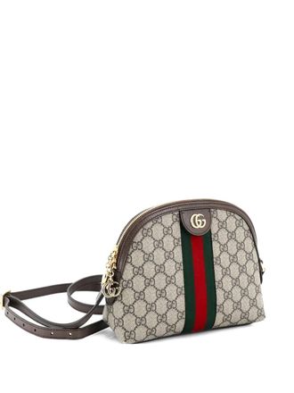 Gucci Ophidia Dome GG Coated Canvas Small shoulder bag - women - Fabric - One Size - Brown