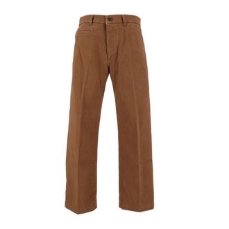 TELA GENOVA Pantalone Renzo Gabardine Heritage Chino Beige - - Trousers - Uomo - Beige - W35