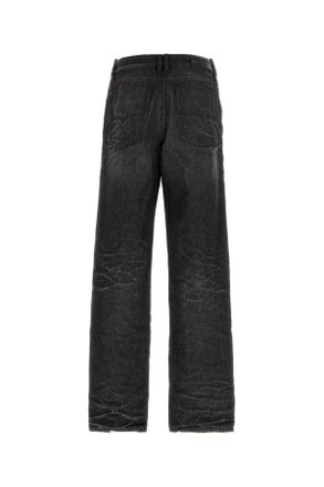 Diesel Straight-Leg Denim Jeans - Black