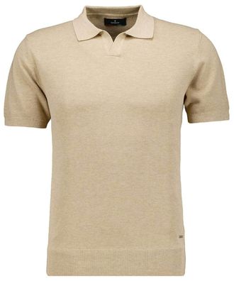 Ragman Rundhalspullover RAGMAN, Herren, Gr. 52, beige (beige, melange), 100% Baumwolle, Pullover Rundhalspullover
