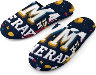 Generic Gym Is My Therap Mens House Slippers Slip Indoor Slipper On Shoes Warm Outdoor