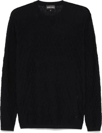 Emporio Armani Heren, Truien, Zwart, Maat: XL