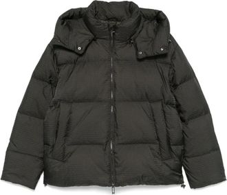 Emporio Armani Nylon Down Jacket - Heren - Winterjassen - Groen - L - Nylon - Jassen