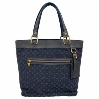 Louis Vuitton Tst Blue Tote Bag (Pre-Owned)