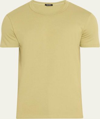 Tom Ford Mens Solid Stretch Jersey T-Shirt