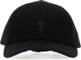 Ami Ami Black Cotton Baseball Cap
