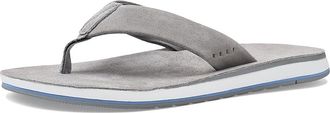 Reef Ojai Classic Mens Sandals Grey Suede : 12 D - Medium, Leather/Rubber/Suede
